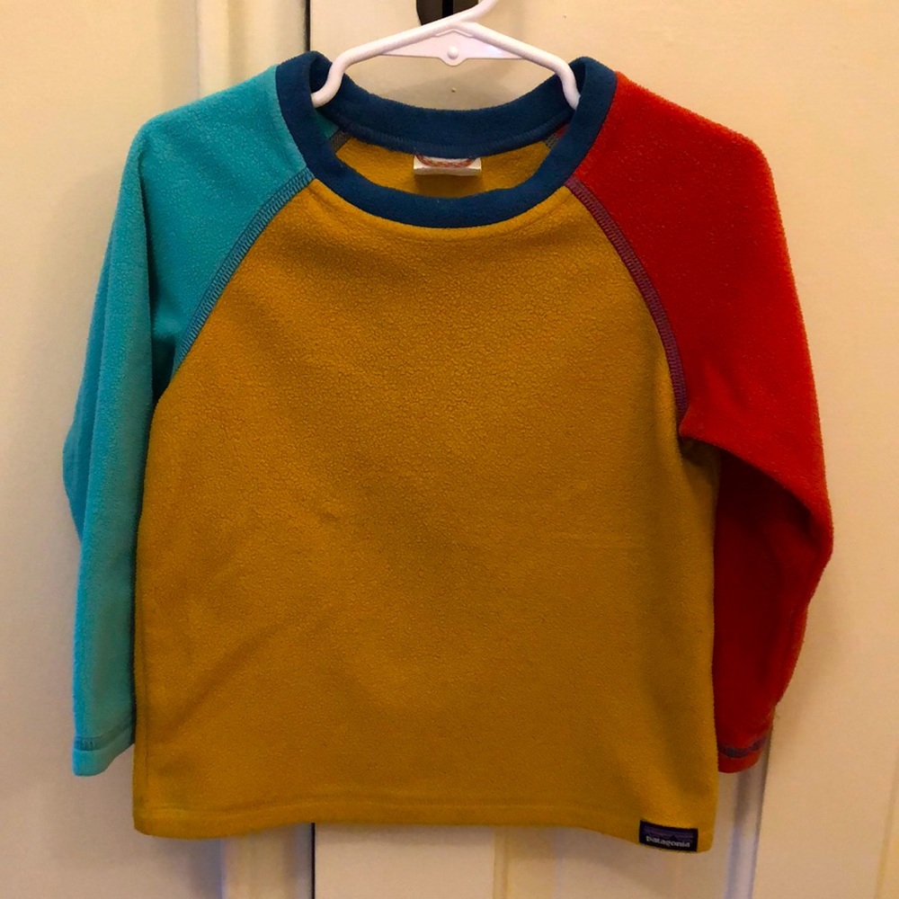 Patagonia Kids Colorblock Fleece Sweatshirt